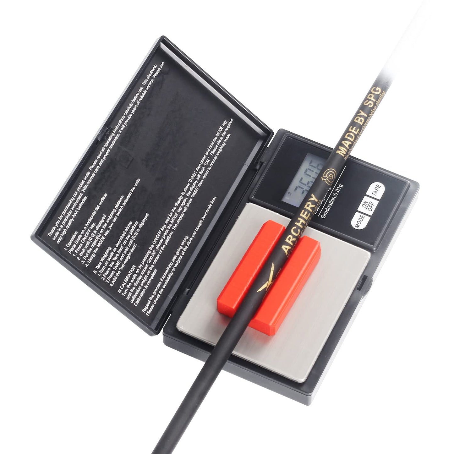 FENJANER Archery Scale Arrows Scales Draw Weight Scale Grain/Gram Scales Portable Digital Arrow Scale