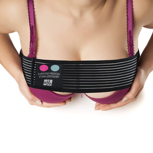 Everyday Medical Breast Implant Stabilizer Band I Post Surgery Breast Augmentation and Reduction Strap I Chest Belt I Breast Support Bandage I One Size Fits All