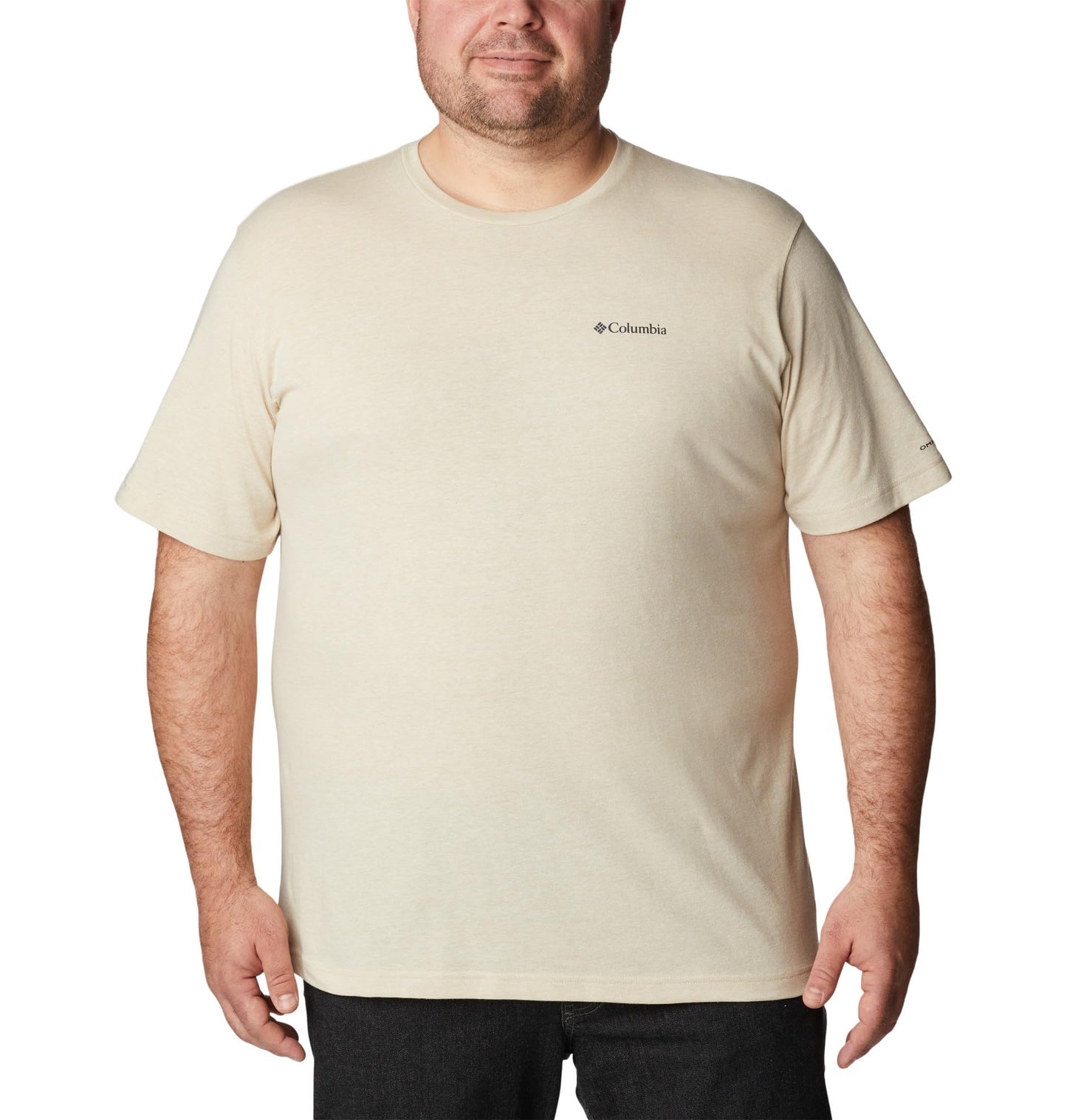 Columbia Men's Thistletown Hills Short Sleeve T-Shirt, Ancient Fossil Heather, 3X