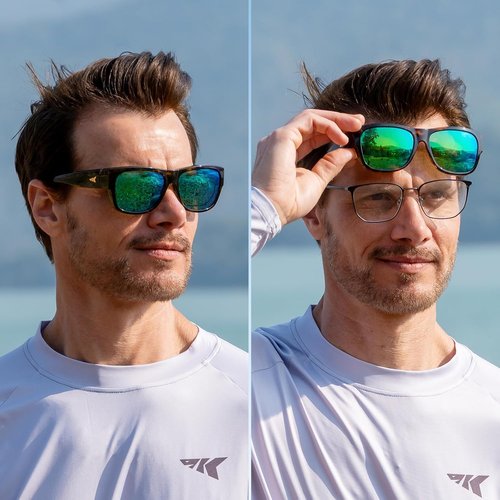 KastKing Chariton Fit-Over Polarized Sunglasses - Ideal for Driving, Fishing & Cycling | Unisex Design