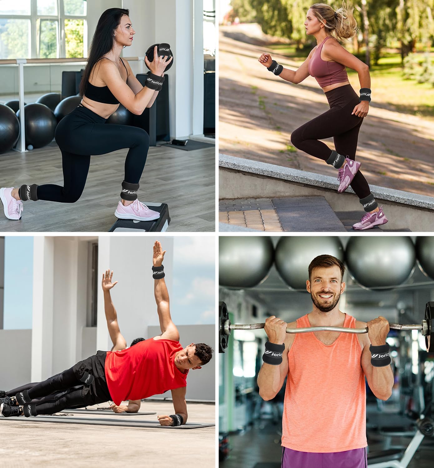 Skiennix Ankle Weights - Adjustable 1-20 LBS for Strength Training & Physical Therapy | Unisex Fitness Gear