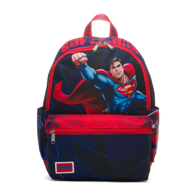 Wondapop Superman Up Up and Away 13" Deluxe Nylon Mini Daypack