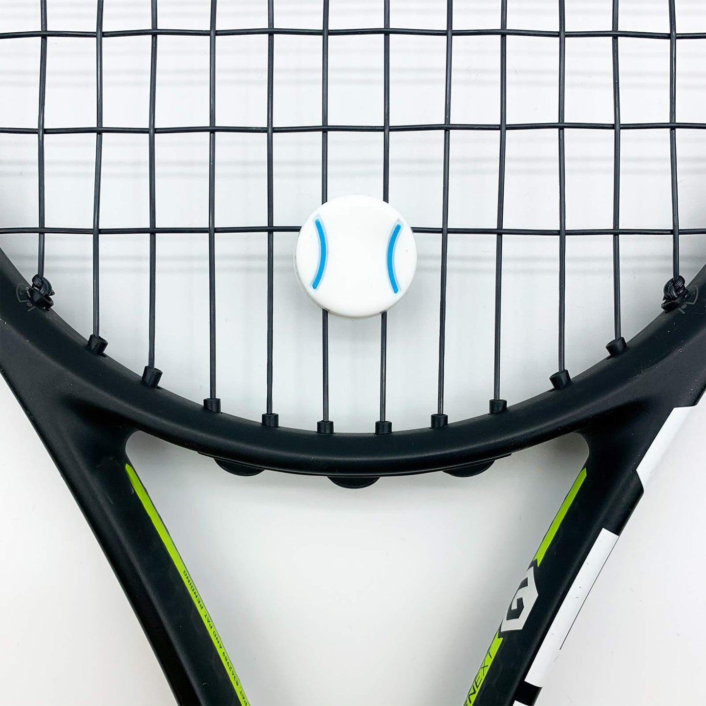 Tannius Tennis Racket Vibration Dampener, Racket String Shock Absorber, Great Tennis Gift (1 Yellow, 1 White, 1 Red, 1 Blue)