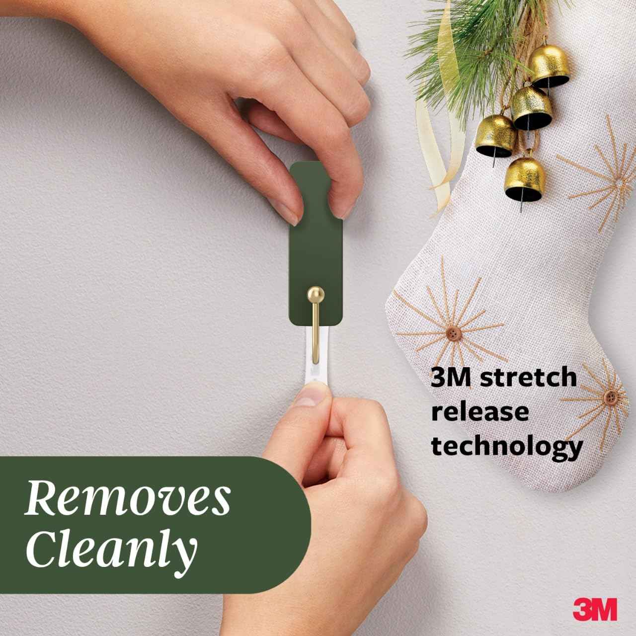 Command Medium Rosemary Wall Hooks, 4 Coat Hooks and 6 Command Strips, Damage-Free Hanging with Adhesive, No Tools Great for Hanging Home Decor, Holds up to 3 lb