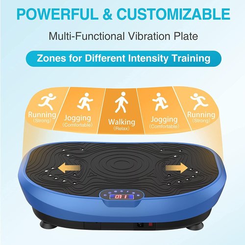AXV Vibration Plate Exercise Machine - Whole Body Workout & Weight Loss Fitness Platform | Home Gym Equipment