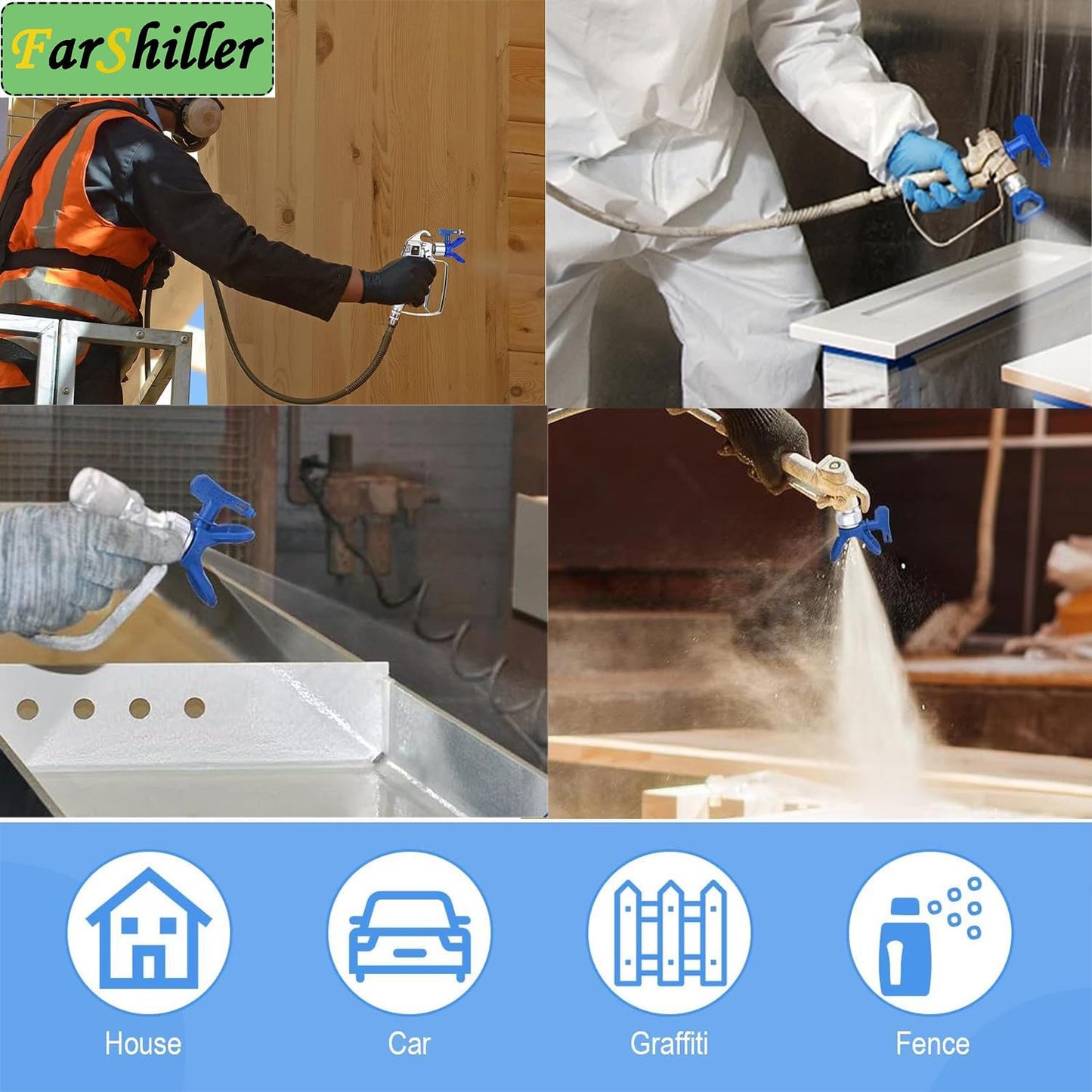 Spray Tip Nozzle 515 Airless Paint Sprayer Tips for Airless Sprayer