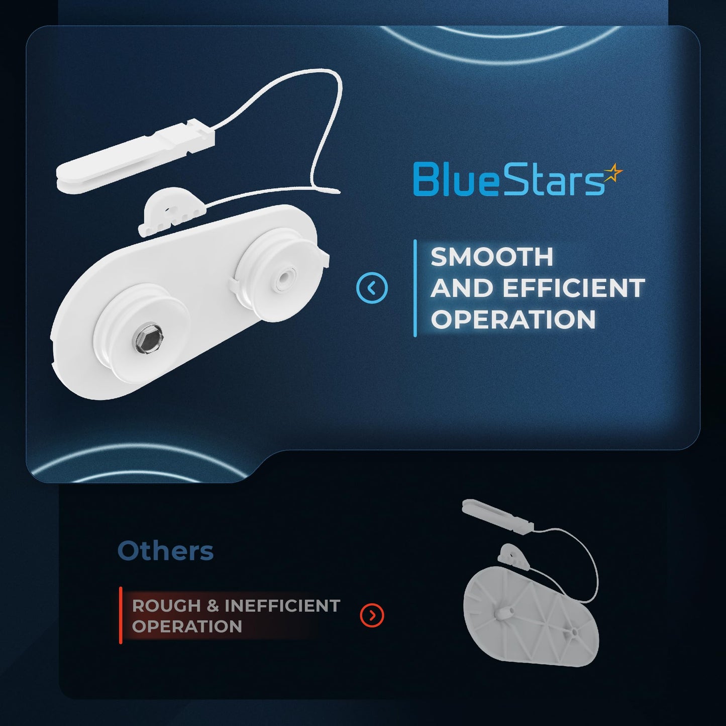 BlueStars 8194001 Dishwasher Door Balance Link Kit - Compatible with Kenmore Whirlpool KitchenAid Dishwashers - Easy to Install - Replaces 1059756 8270018 AP3775412 PS972325