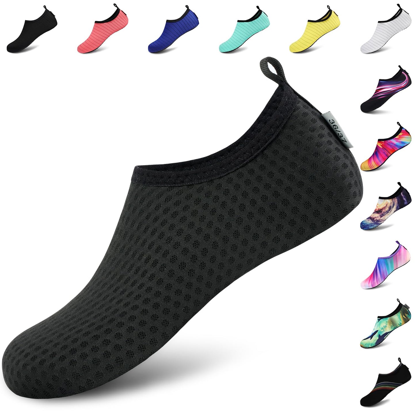 VIFUUR Water Sports Unisex Shoes Black Xue - 12.5-13 W US/ 11-11.5 M US (44-45)