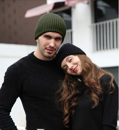 ROYBENS Warm Beanie for Men Women, Thick Fleece Lined Knit Winter Hats Wool Cuffed Fisherman Beanies Cold Weather Skull Cap Unisex, Black