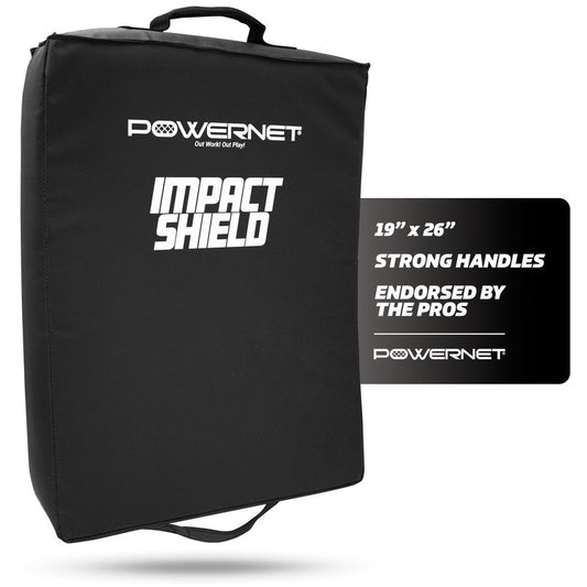 PowerNet Impact Shield, Heavy Duty Impact Pad for Contact Sports - Football, Basketball, Soccer, Rugby & Martial Arts Training Equipment, Durable Sports Pad with Multi-Handle Grips