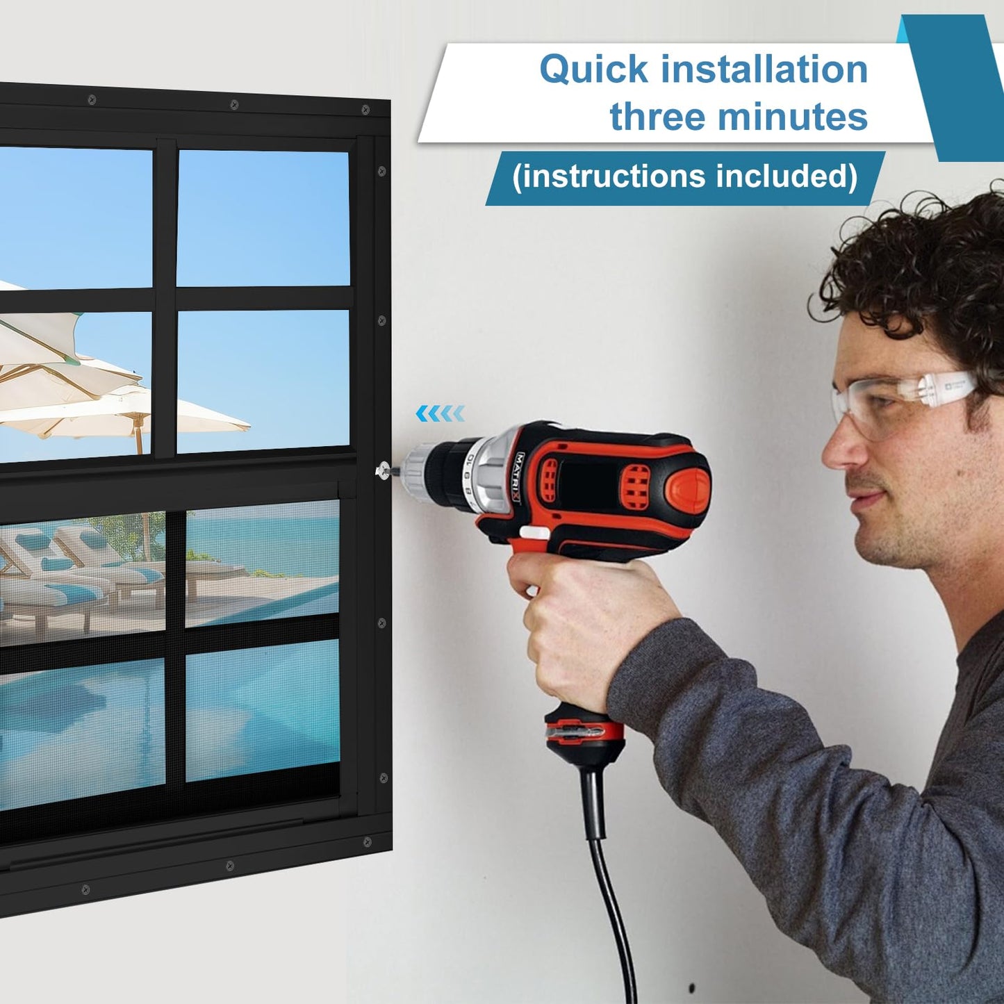 JONRIOX 18" W x 27" H Shed Window,Sliding Window, Aluminum Grey Flush Mount with Tempered Glass and Stainless Steel Screen, Playhouse Window, Chicken Coop Window, Household Window.(Gray 1 Pack)