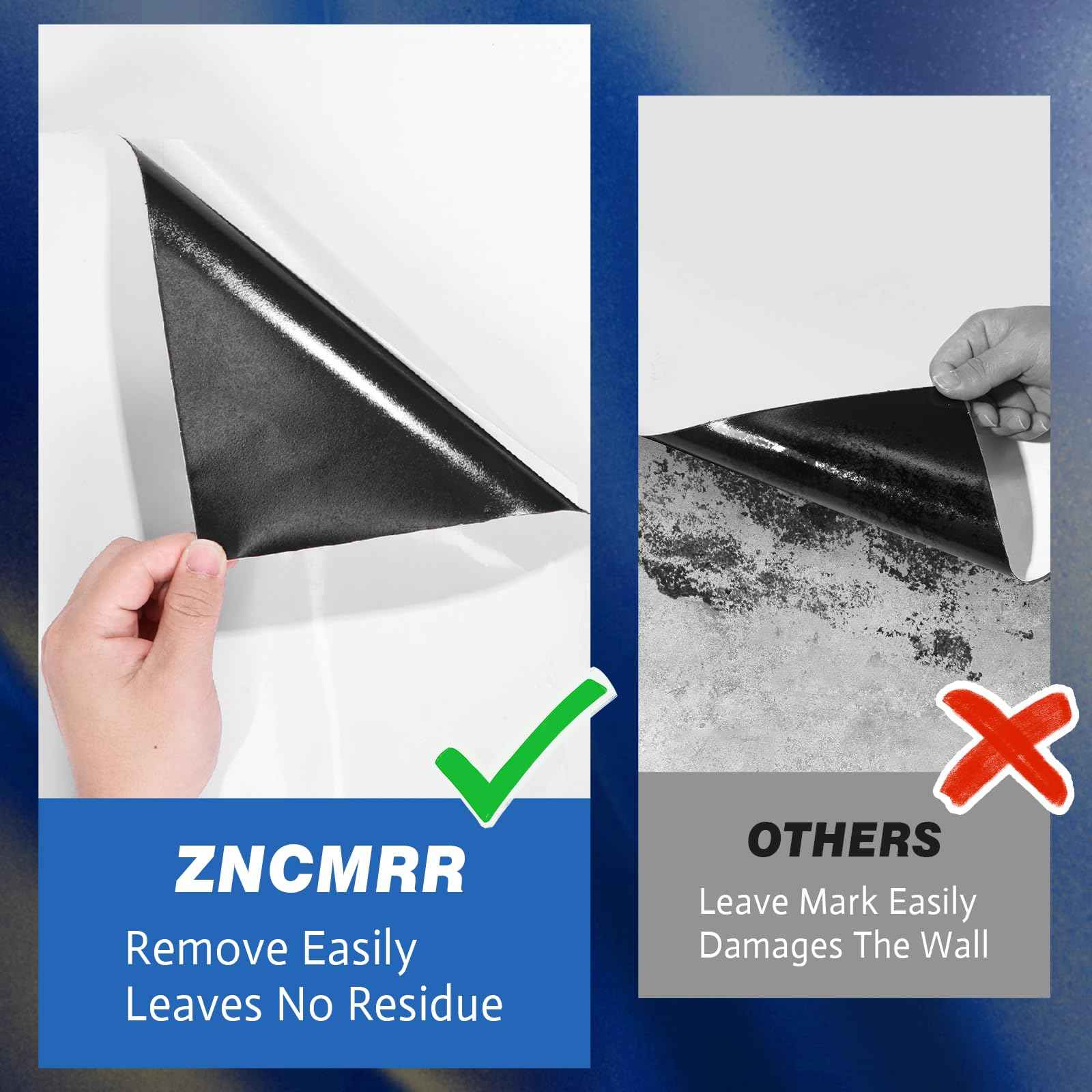 Magnetic White Board Sticker 47"x35.5" Magnetic Dry Erase White Board Paper for Wall Whiteboard Sticker for Teacher Supplies Removable Peel and Stick Whiteboard Contact Paper