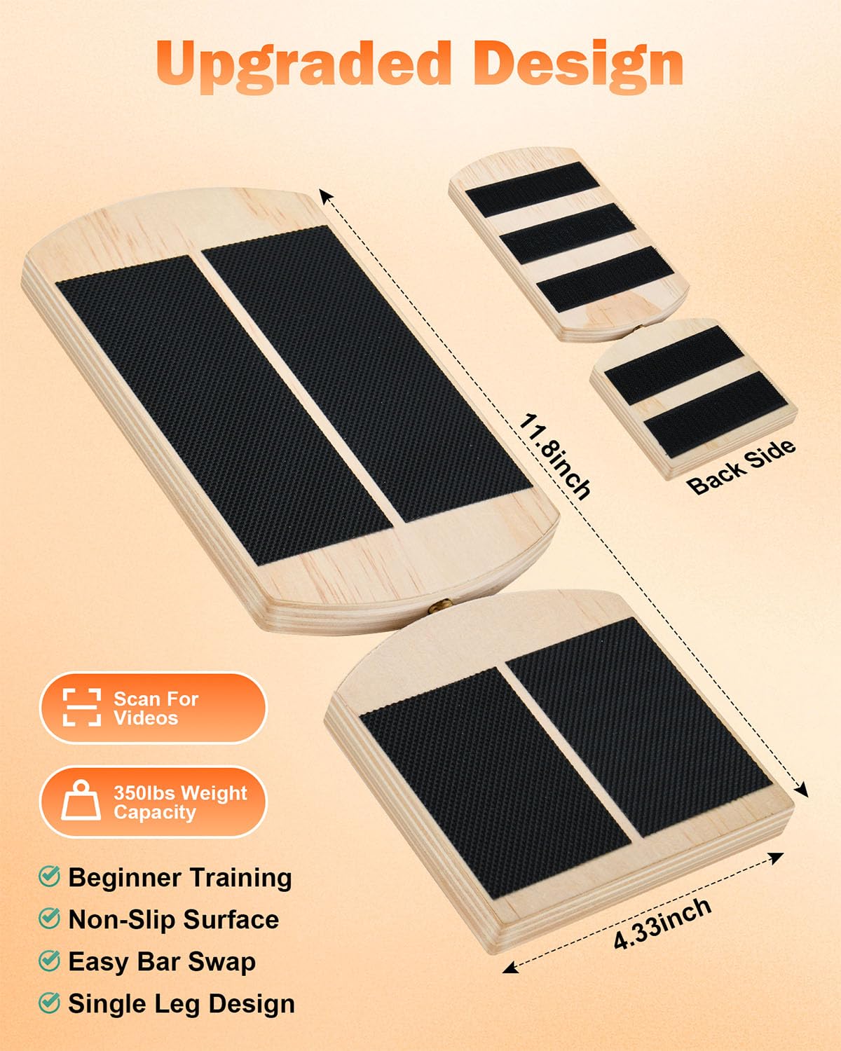 Ankle Foot Strengthener & Single Leg Balance Board