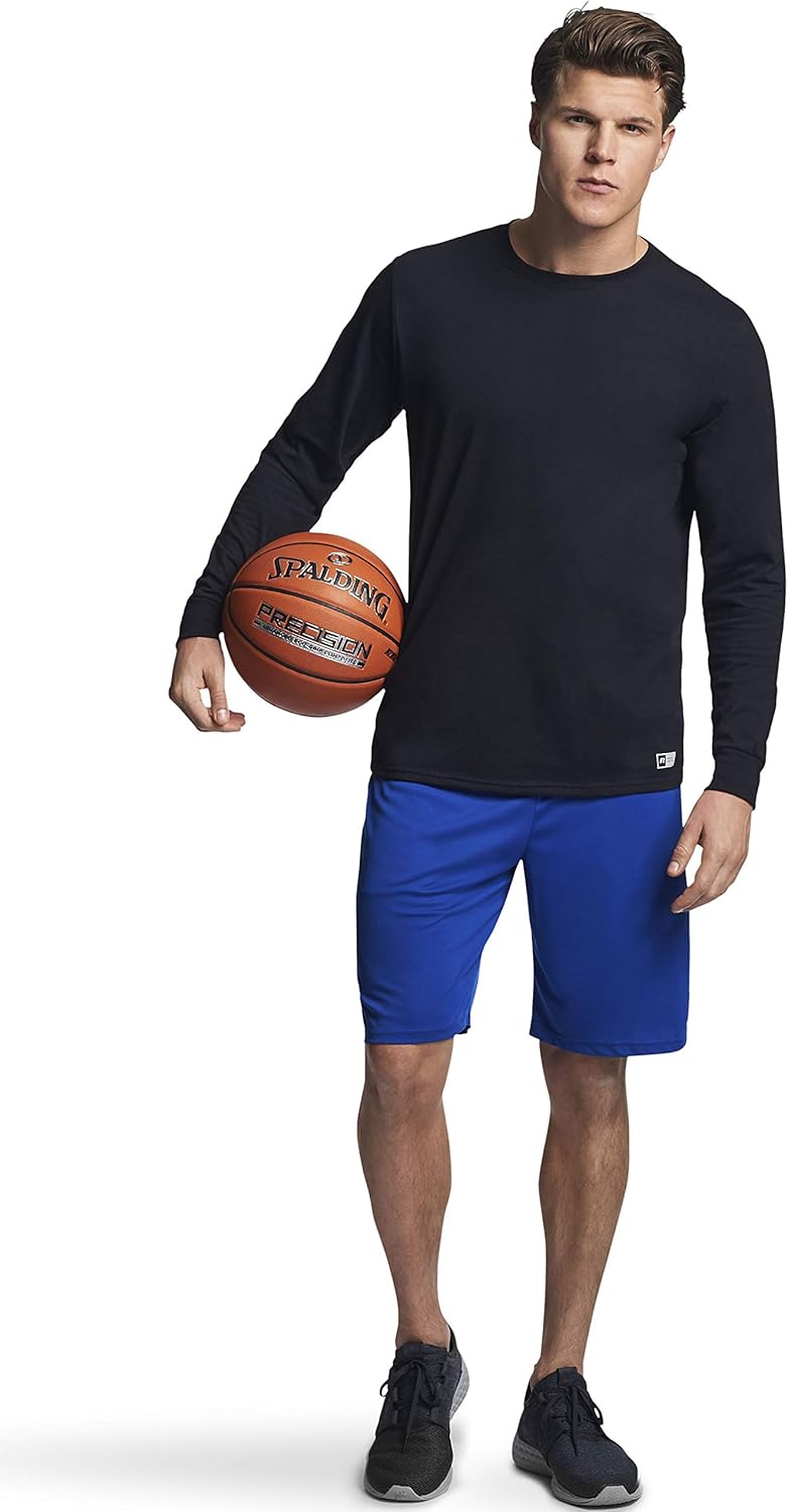 Russell Athletic Men's Dri-Power Long Sleeve Tee - Moisture Wicking & Odor Protection | UPF 30+