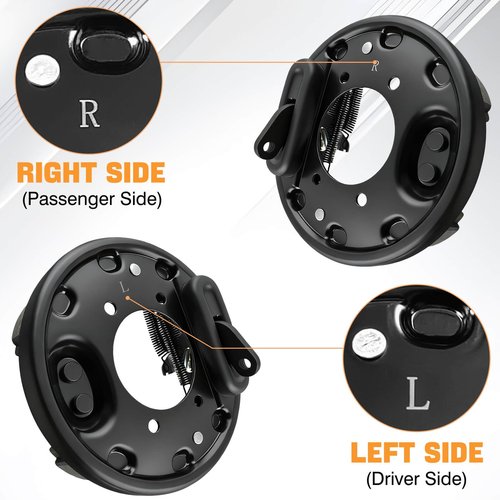 MOSNAI Golf Cart Brake Assembly for EZGO TXT PDS and Yamaha G14 G16 G19 G20 G21 G22, Driver and Passenger Side Brake Assembly Include EZGO TXT Brakes Shoes, OEM# 70998-G01 70998-G02