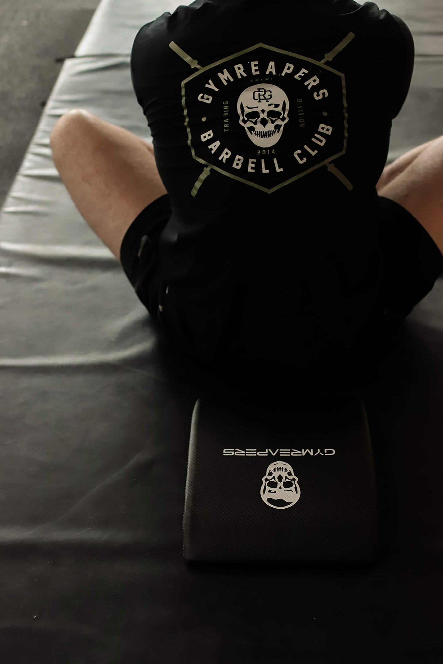 Gymreapers Ab Mat For Exercise, Crunches, Sit Ups, Abdominal and Core Workouts (Black)