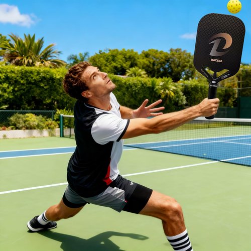 DAZEAL 40-Hole USAPA Pickleballs – Durable Outdoor Balls for Clubs & Beginners, Precision Drilled Holes & Seamless Design for Consistent Performance 12-Pack Value Set