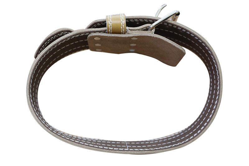 Weight Power Lifting Belt 4” Wide Cobra Grips Best Premium Genuine Leather Belt for Men & Women Adjustable Weightlifting Back Support (Brown, X-Large 41"-49)
