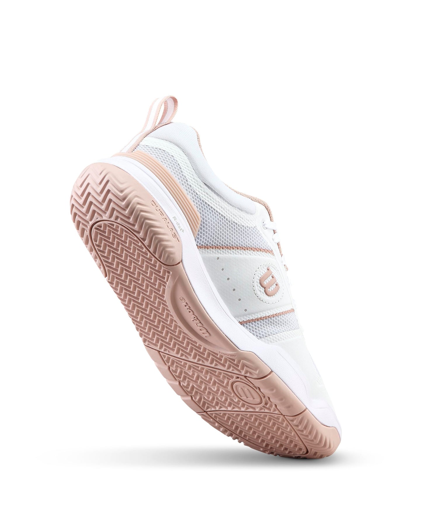 WILSON Pickle Pro Women's Pickleball Shoe - White/Cameo Rose, Size 8.5 US