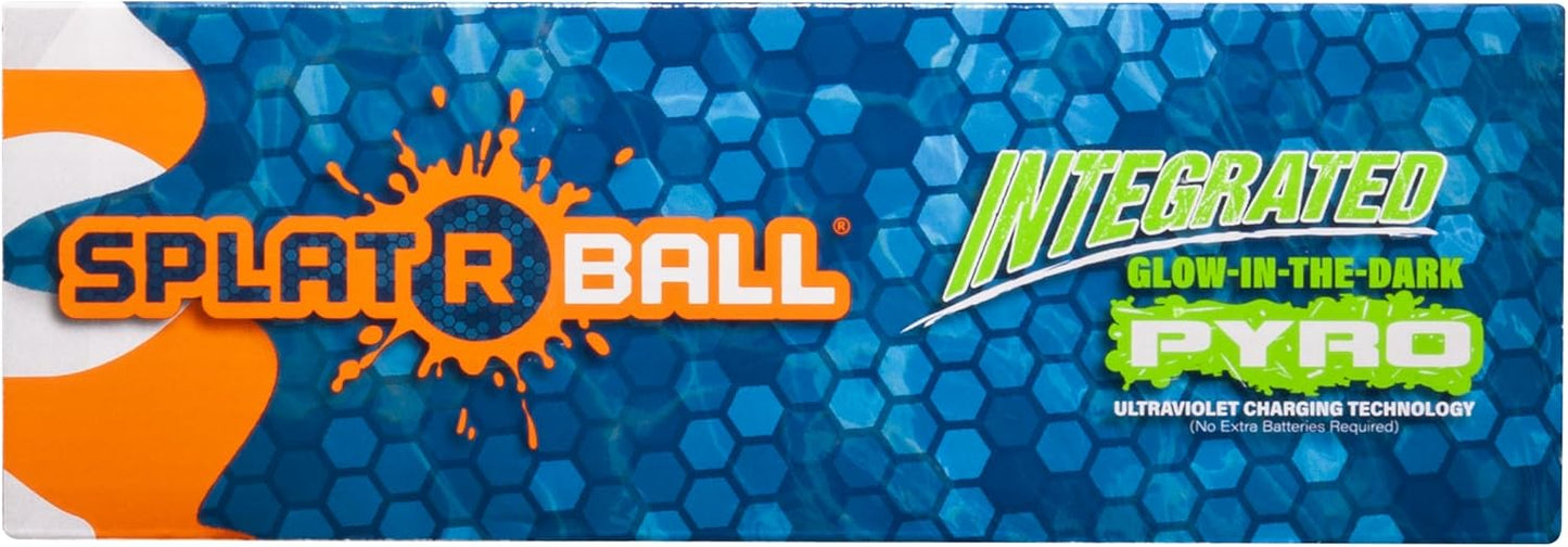 SplatRball Gel Ball Blaster Kit - Glow-in-the-Dark Water Bead Shooter | Shoots Up to 225 FPS