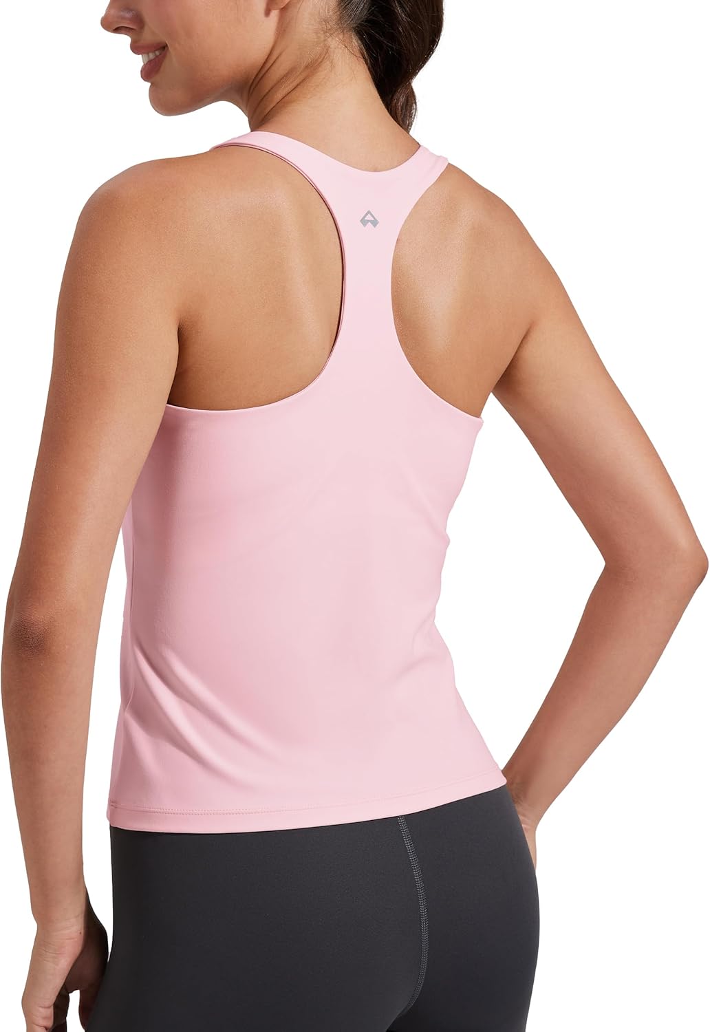 Pioneer Camp Women's Workout Tank Tops - Built-In Bra Racerback for Gym & Yoga | Athletic Longline Design
