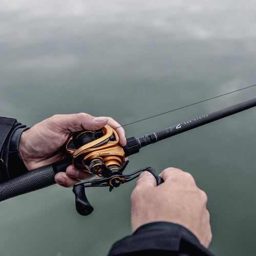 Lew’s TP2 Casting Fishing Rod, All-Purpose Model, 7-Foot 2-Piece HM45 Graphite Rod, Medium Power Fast Action, Winn Dri-Tac Split-Grip