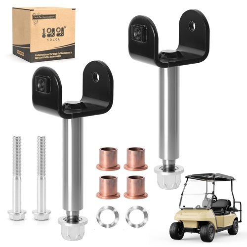 10L0L Golf Cart Front End King Pin Repair Kit for Club Car DS 1981-Up, OEM 1016386 1010150 1016389 8067 7048 (2 Pack)