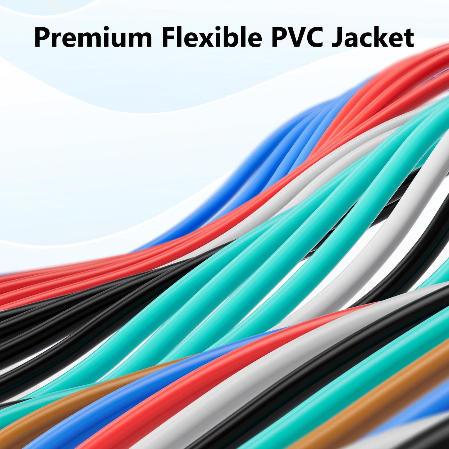14 Gauge Wire (2-Pack Red/Black Each 35 FT), 14AWG CCA, Low Voltage Automotive Primary Harness Wire for Battery, Car Audio, Remote Trailer, Security Alarm, Hook Up Electrical Wires for DIY DC