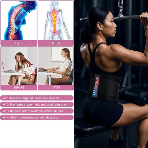 Lisacool Waist Trainer for Women - Sweat Band Waist Trimmer for Effective Belly Slimming | Adjustable Fit