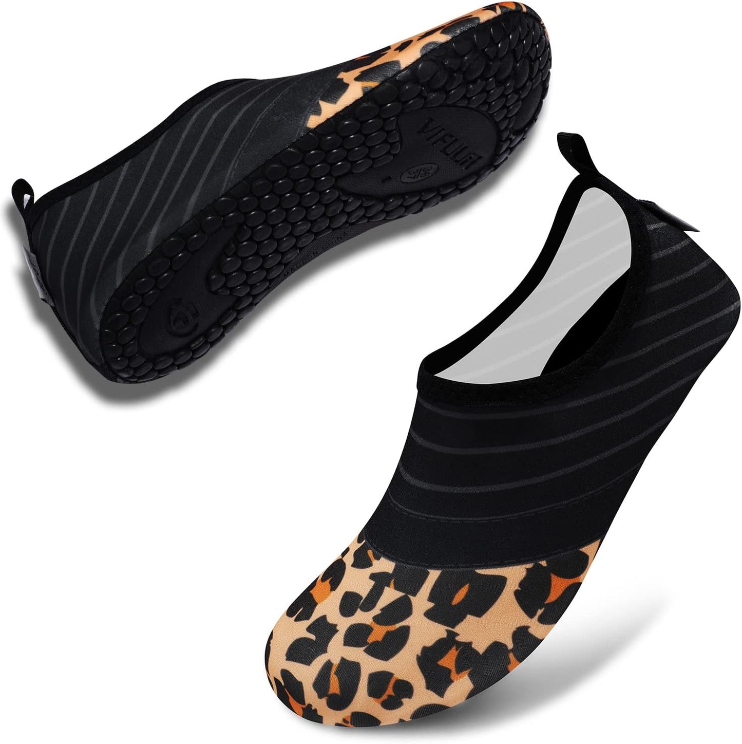 VIFUUR Aqua Yoga Shoes - Barefoot Quick-Dry Water Sports Socks | Slip-On for Men & Women