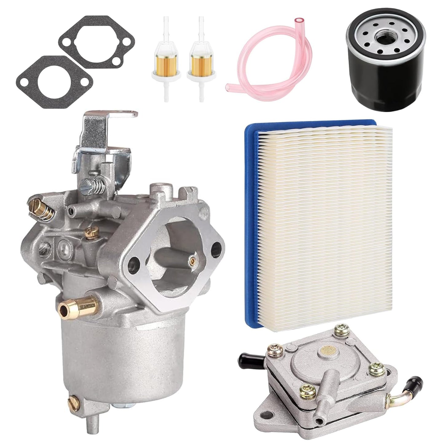 10L0L Golf Cart Carburetor Fuel Pump Tune Up Kit for Club Car DS Precedent Carryall FE290 Gas Engine 1992-Up | Replaces OEM 101805601 101905601 1016438 1016439 1016440 1016441 1016478 17561