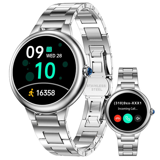 SOUYIE 2026 DA GPT Smart Watch for Women, 1.19" AMOLED Display, AI Customizable Watch Face, Heart Rate, Sleep Monitor, 107 Sports Modes Fitness Tracker, Compatible with iOS & Android