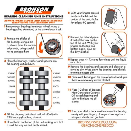 Bronson Speed Co. Unit Bearing Cleaning Unit