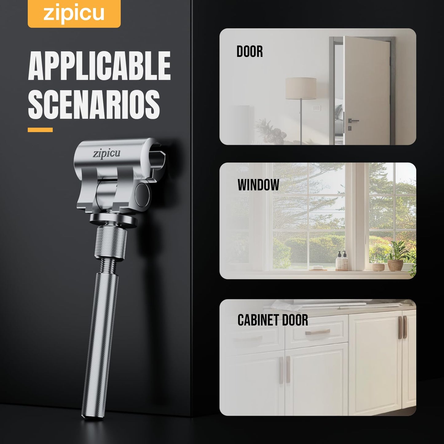 New-GEN Door Hinge Adjustment Tool – Professional Hinge Adjustment Tool | Universal Fit for Interior & Exterior Doors | Fix Sagging Doors in Seconds – Stainless Steel Construction