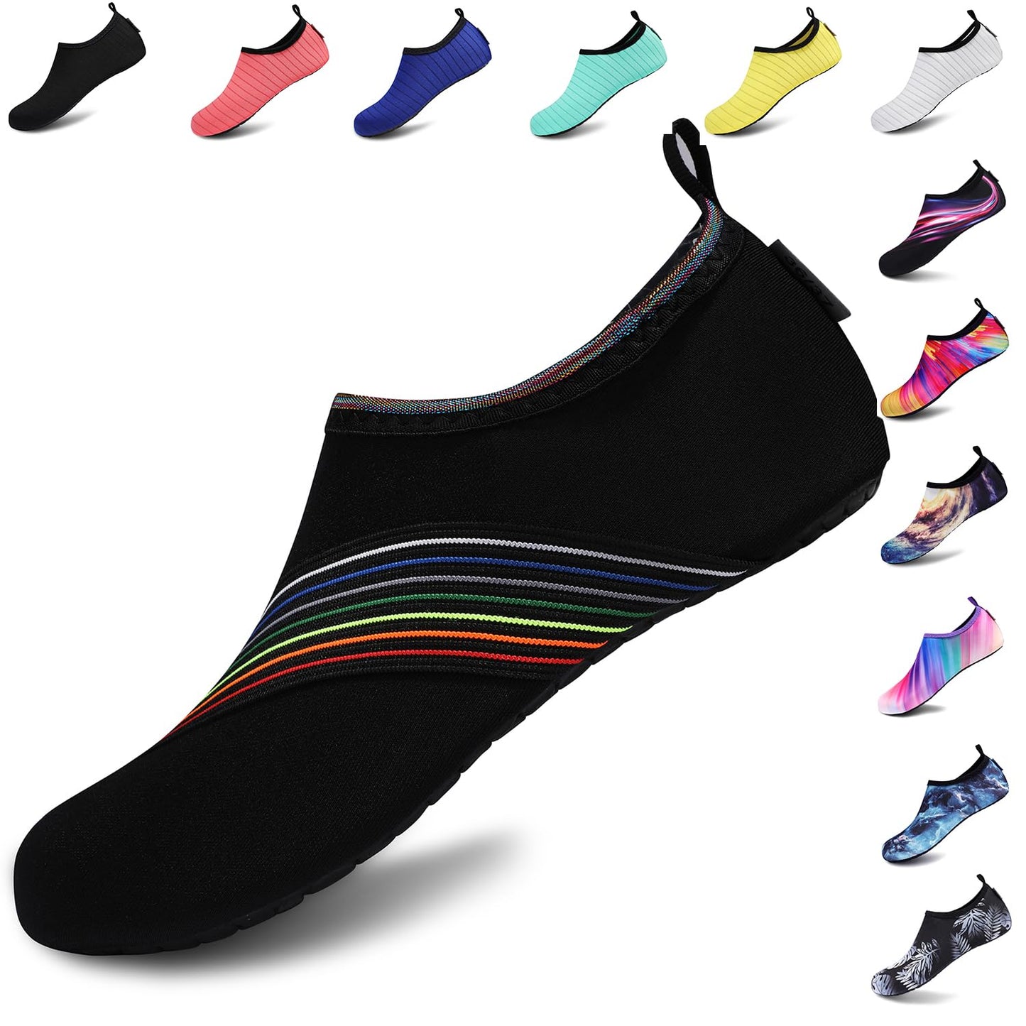 VIFUUR Water Sports Unisex Shoes XidaiBlack - 9-10 W US / 7.5-8.5 M US (40-41)