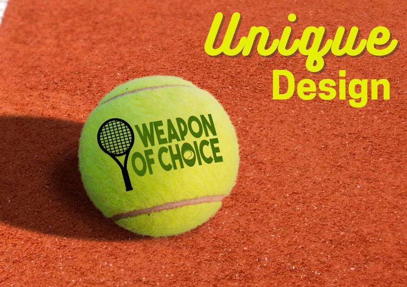 CybGene Tennis Gifts, Set of 3 Unique Tennis Balls with Gift Package, Perfect for Tennis Teammate, Partners - Men