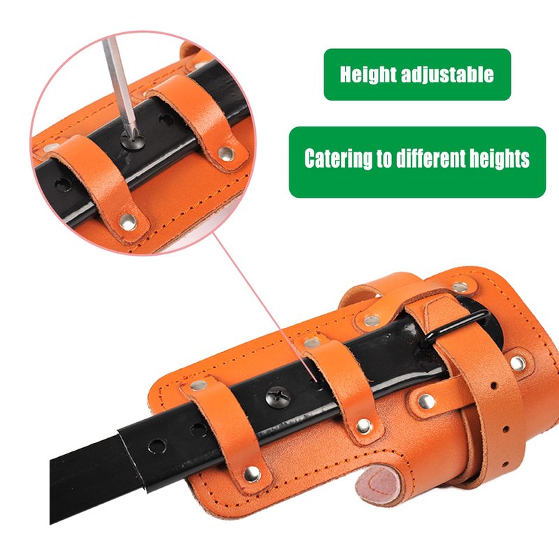 timiland Tree Climbing Spikes Set with Professional Accessories, Adjustable Length Design,Adjustable Climbing Belt and Nylon Umbrella Rope,for Climbing,Picking Fruit and Outdoor Sports(Set D)