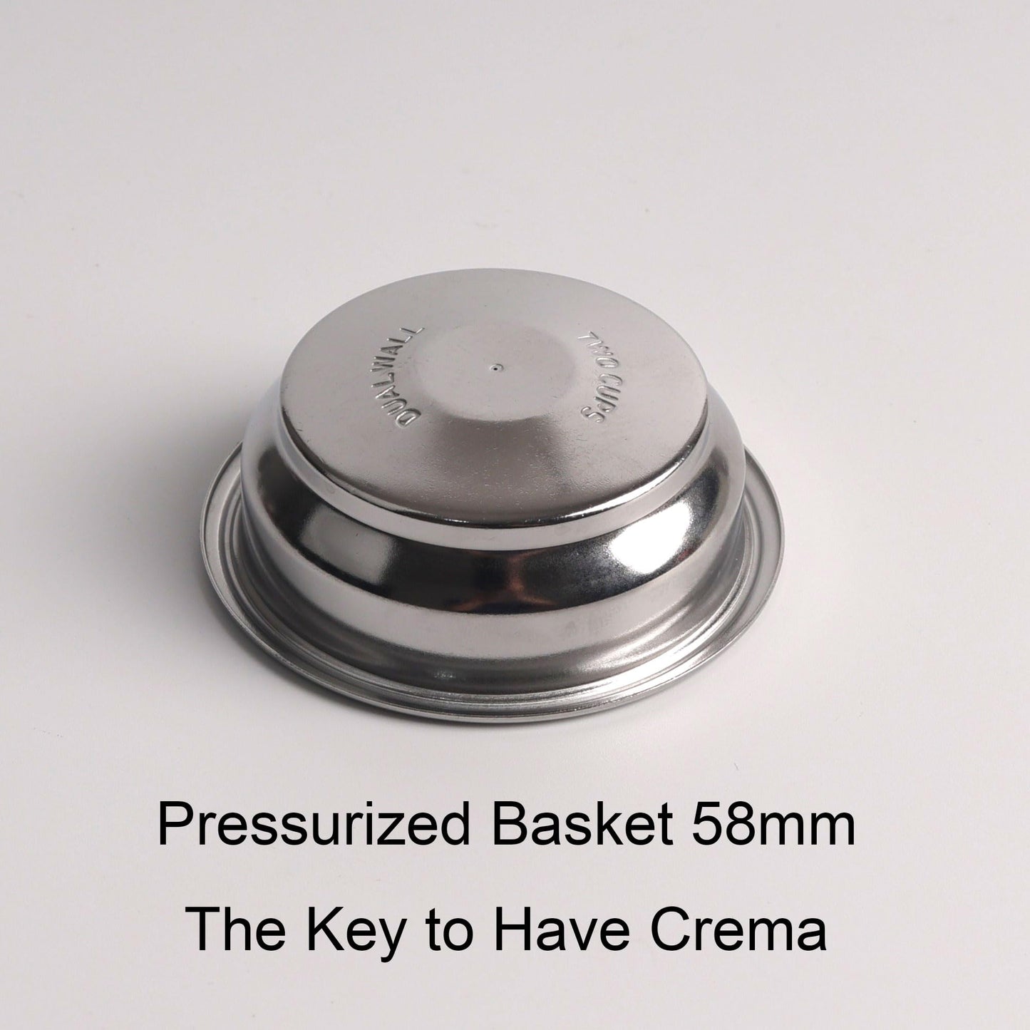 CAPFEI 58mm Pressurized Filter Basket Compatible with Calphalon Temp IQ/Kitchenaid KES6403 - Dual Wall Filter Basket - 2 Cups Capacity