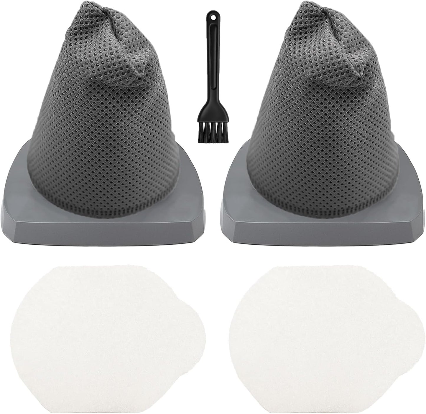 YUJINRU 4 PCS Replacement Filters Compatible with Eureka NES215A/ NES210/ NES212/ NES215 Blaze Stick Vacuum Cleaner, Fits Model N0101 N0102 Series,2 Pack Vacuum Filters & 2 Pack Pre-Motor Filters