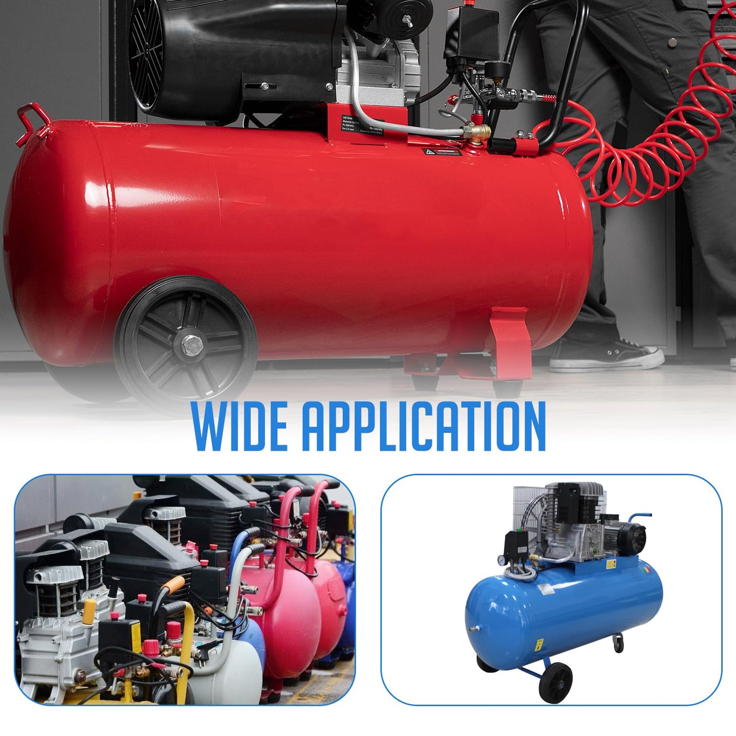 HONSNKS 2 Pcs 1/4" NPT(M) 200 PSI Air Compressor Pressure Relief Valve, Brass Safety Valve for Air Compressor (Tank Pop Off)