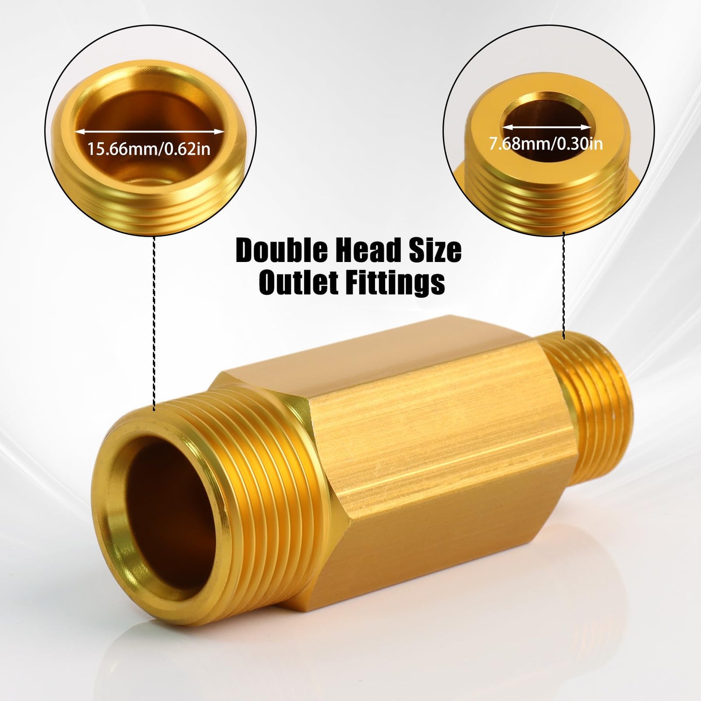 308862003 Pressure Washer Pump Outlet Tube, Compatible with Homelite HL252300/UT80953 & Ryobi RY80940B/RY80533/RY80930 Gas Pressure Washers