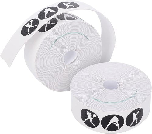 Alomejor Tennis Racket Tape, Durable Protection Easy Application 5m/16.4ft Racket Guard Sticker for Outdoor Players Beginners and Club Matches