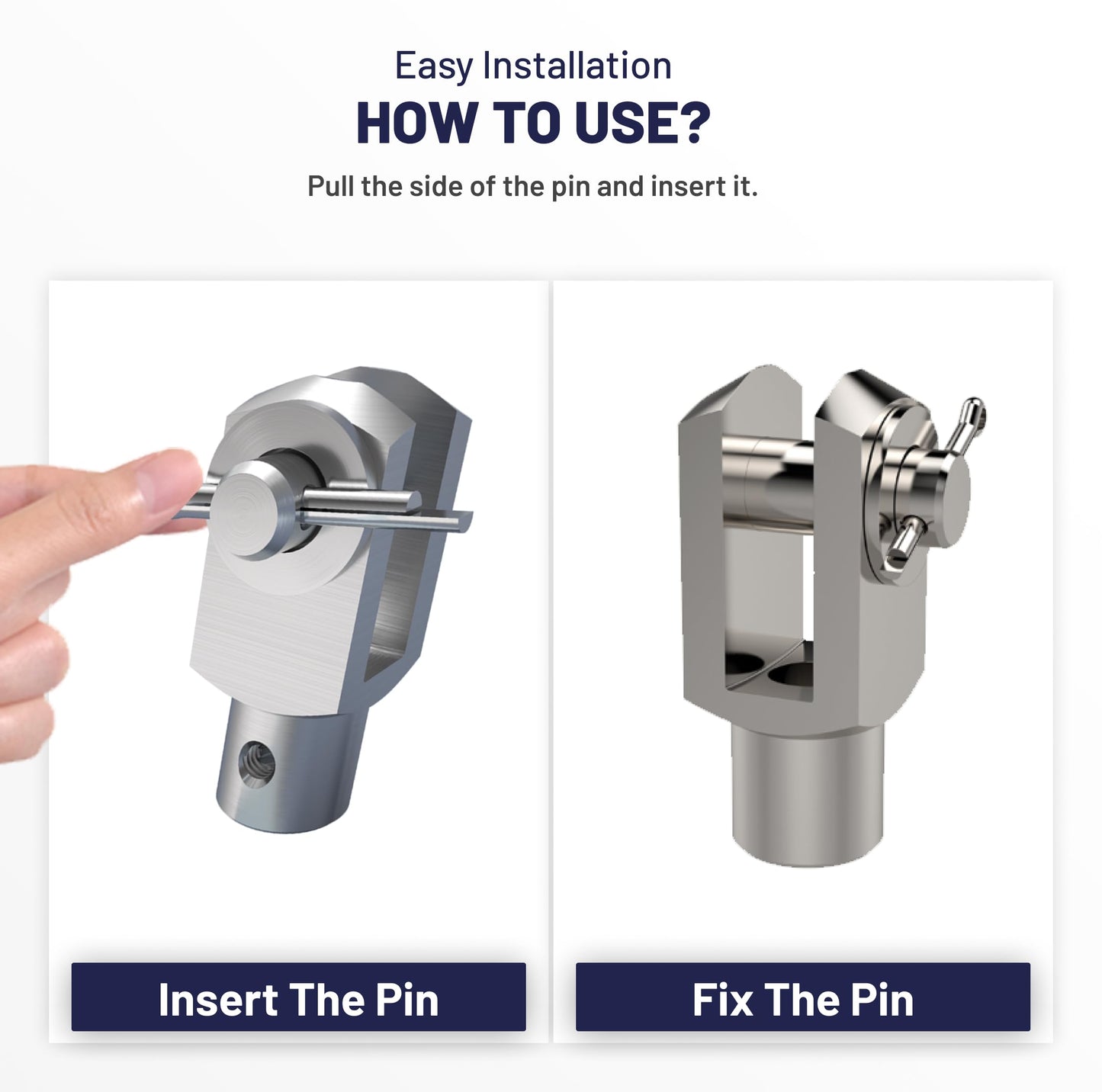 JaamZee 250 Pcs Cotter Pins Kit - 304 Stainless Steel Cotter Pin Assortment Kit - 6 Sizes of Hardware Pins for Hitch Pin Lock System. Perfect Split pins for Mechanics, Lawn Mowers, & RV Owners