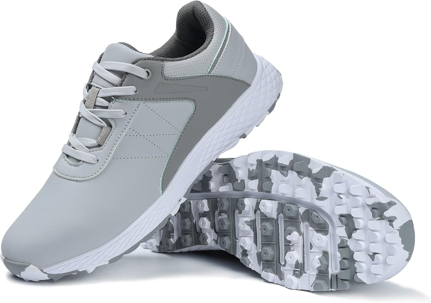 WOLFWAY Men's Waterproof Spikeless Golf Shoes - Comfortable Sport Sneakers for Training & Walking