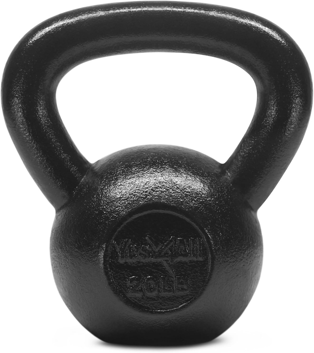 Yes4All Kettlebell Sets - Cast Iron Strength Training Kettlebells with Wide Handles | 5-30 LB Options for All Levels