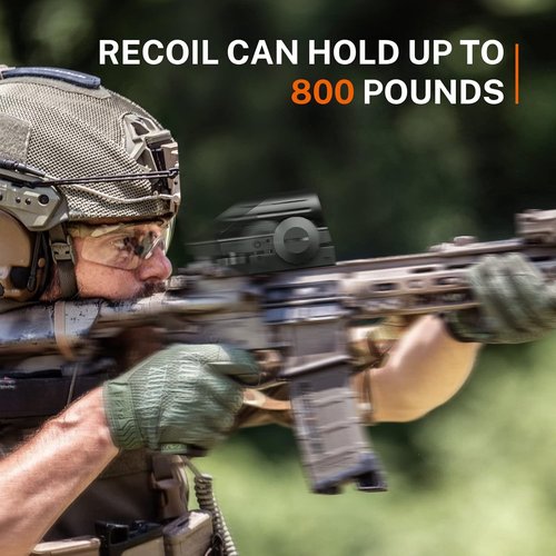 EZshoot Reflex Sight - 4 Reticles Red Dot Holographic Optic Scope with 20mm Rail Mount | Absolute Co-Witness