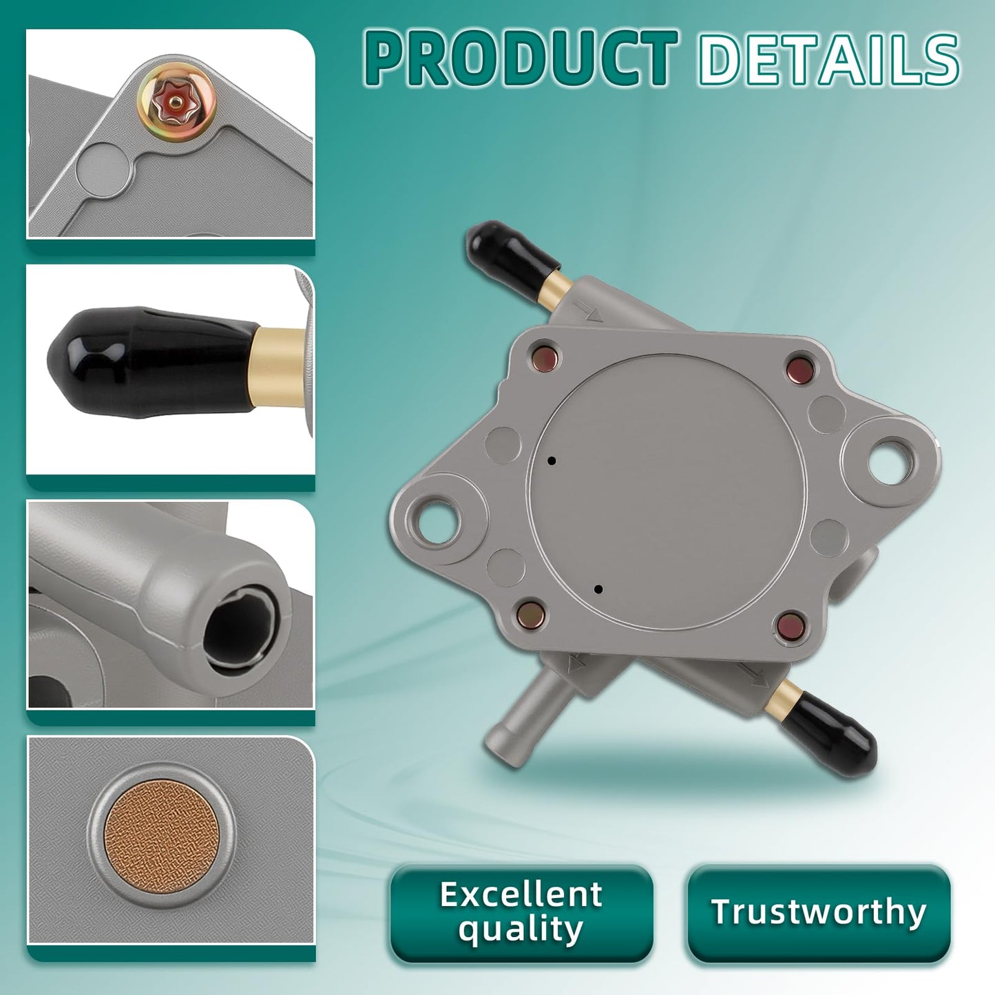 AUTOKAY Fuel Pump for EZGO TXT MEDALIST Golf Cart 4-Cycle 295CC 350CC 72021-G01 94-03