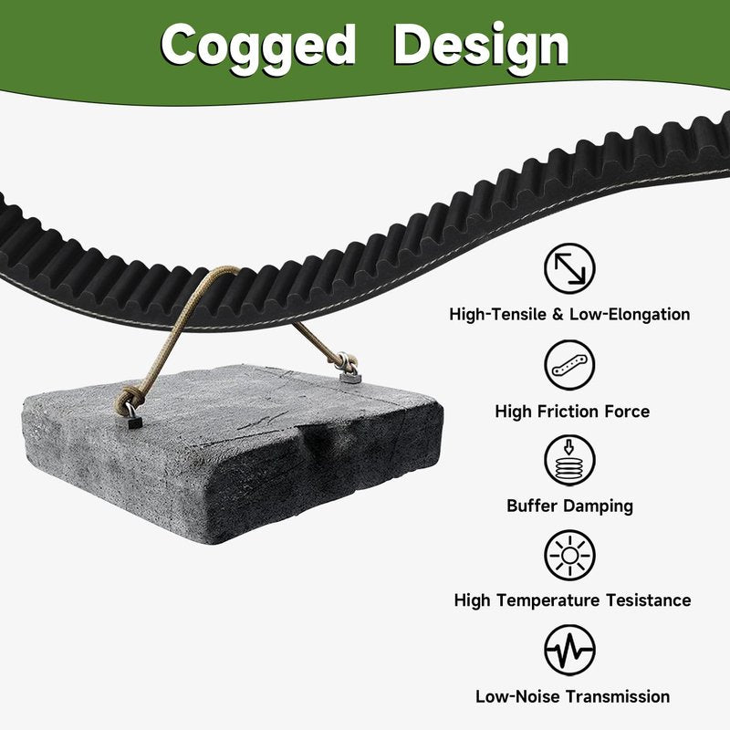 AIYOYOLIFE Drive Belt Gas Golf Cart Belt Compatible with EZGO Cushman 1991.5-2009 4 Cycle Gas Golf Cart TXT ST350 WH800 MPT800 MPT1200 Replace#: 72328G01 265-059 Severe Duty