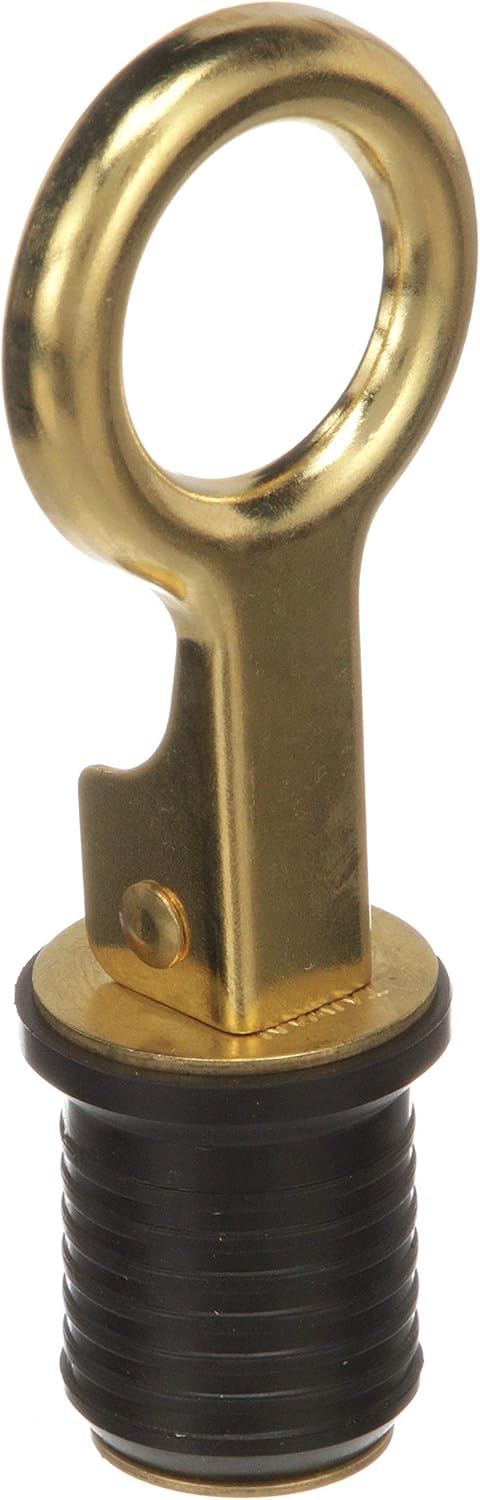 Attwood Snap-Handle Drain Plug - Durable Design for Easy Use | Perfect for Boats and Watercraft