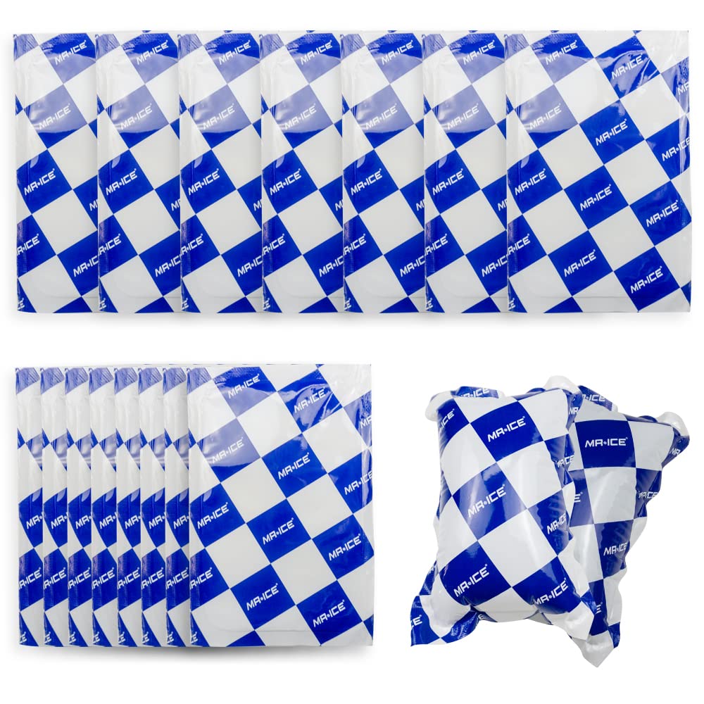 Shipping Cold Packs Ice Pack Sheets for Coolers Reusable, Ice Packs for Shipping Frozen Food, Shipping Dry Ice Pack Freezer Pack for Lunch Bag Long Lasting Cool Packs for shipping, 6.9"x4.7" 15 Sheets